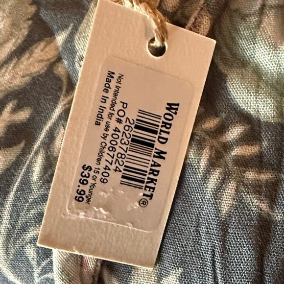 Cost Plus World Market Floral Jumpsuit in Gray and Pink - Picture 6 of 6